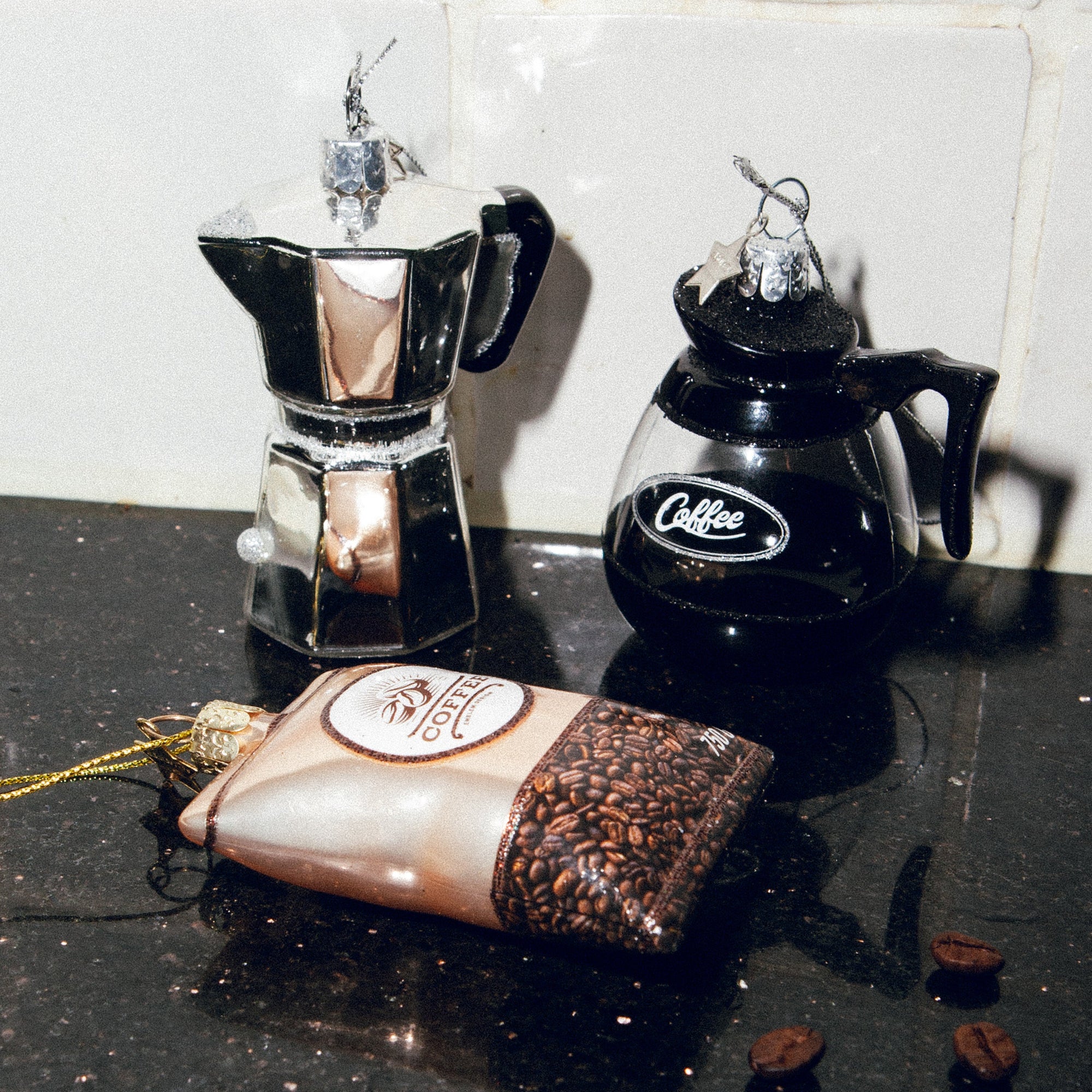Weihnachtsschmuck Schwarzer Kaffee - Vondels