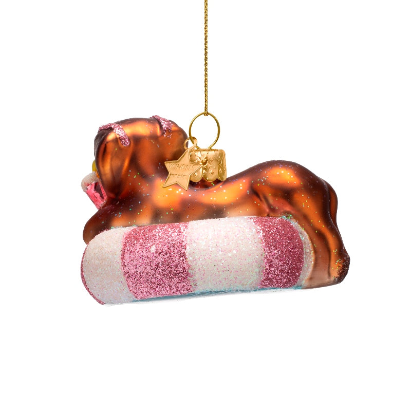 Christmas Ornament Dog on a Lifebuoy – Vondels