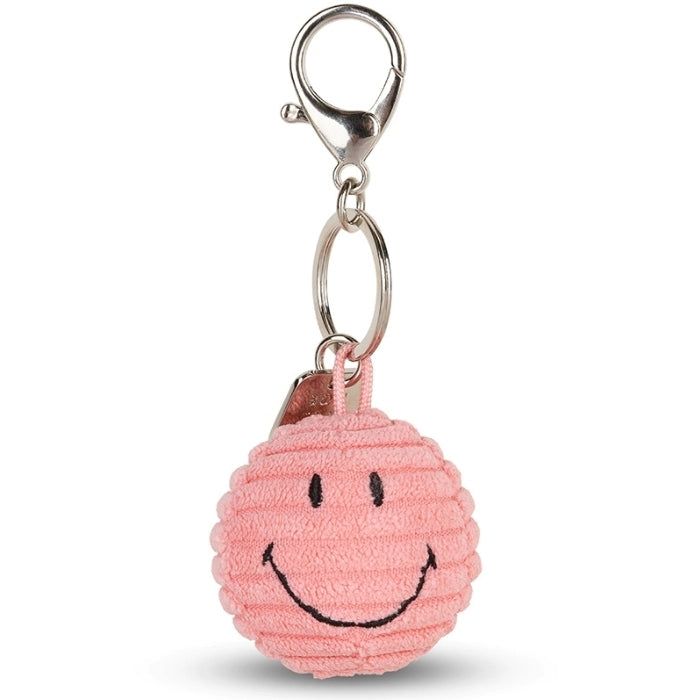 Sleutelhanger Smiley ECO Corduroy Bubblegum Roze – Bon Ton Toys