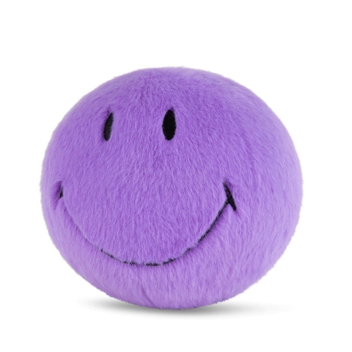 Knuffel Smiley ECO Fuzzy Paars – Bon Ton Toys
