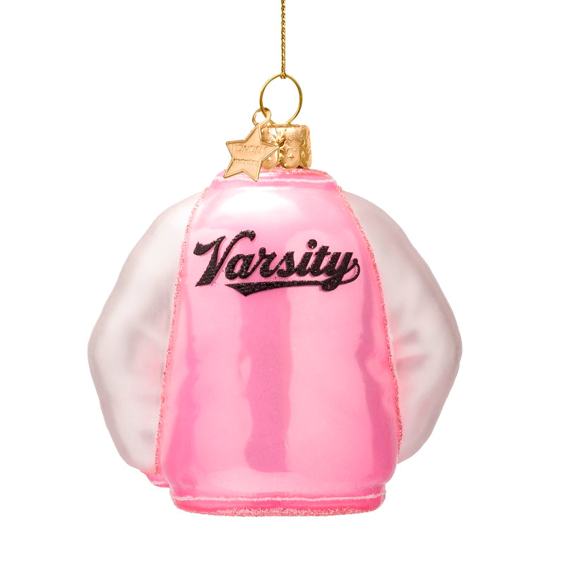 Kerst Ornament Roze Bomberjack – Vondels