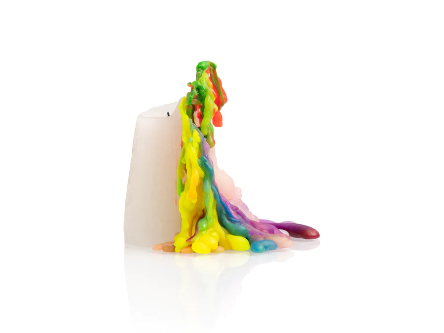 Druip Kaars Rainbow Cone - Bitten