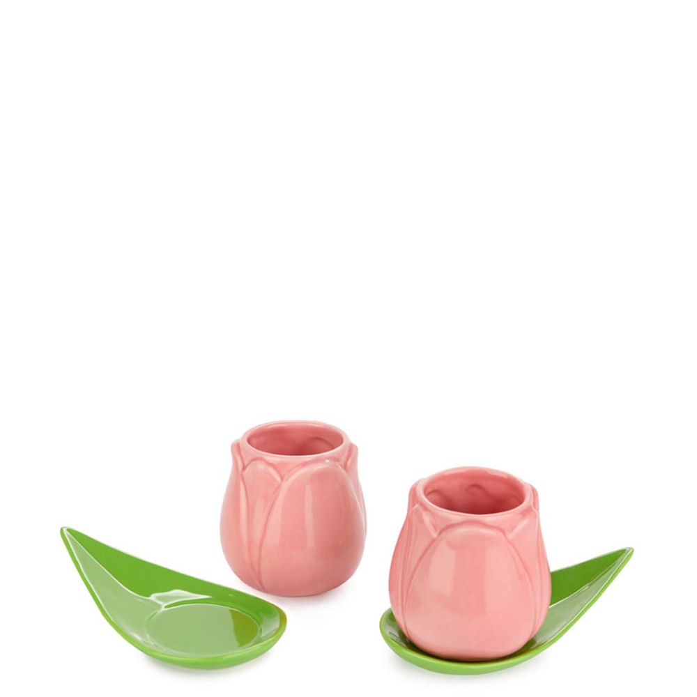 Tassenset Kaffeetulpe Rosa - Balvi
