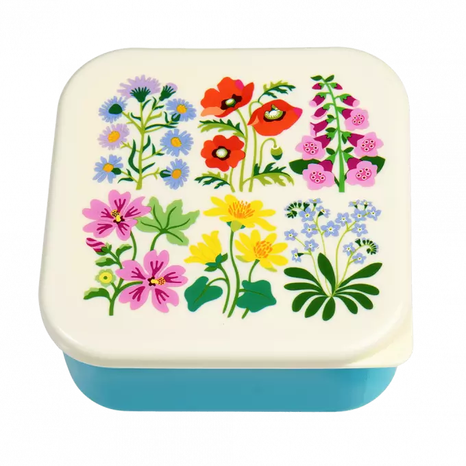 Snackbox Wild Flowers Set of 3 - Rex London