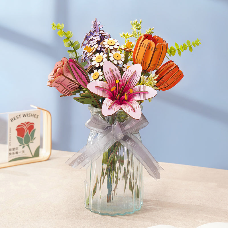 DIY Flower Tulip Orange - Robotime