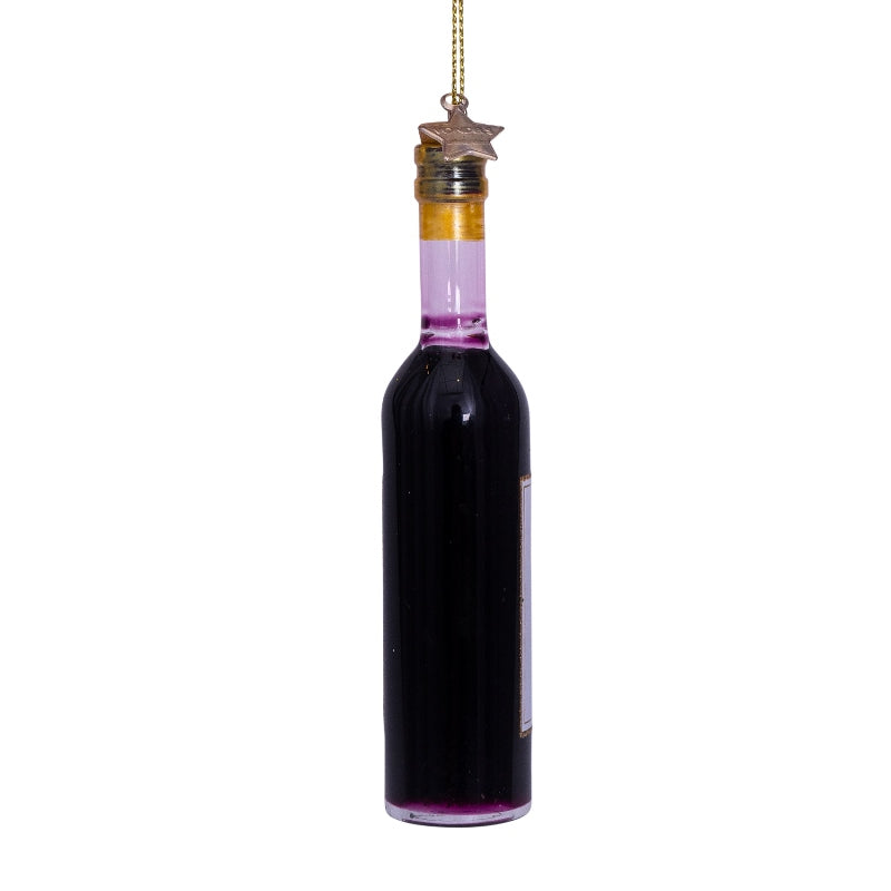 Christmas Ornament Red Wine Bottle – Vondels