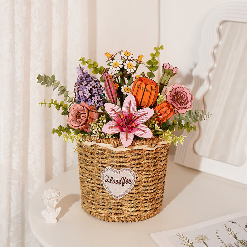 DIY Flower Pink Lily - Robotime