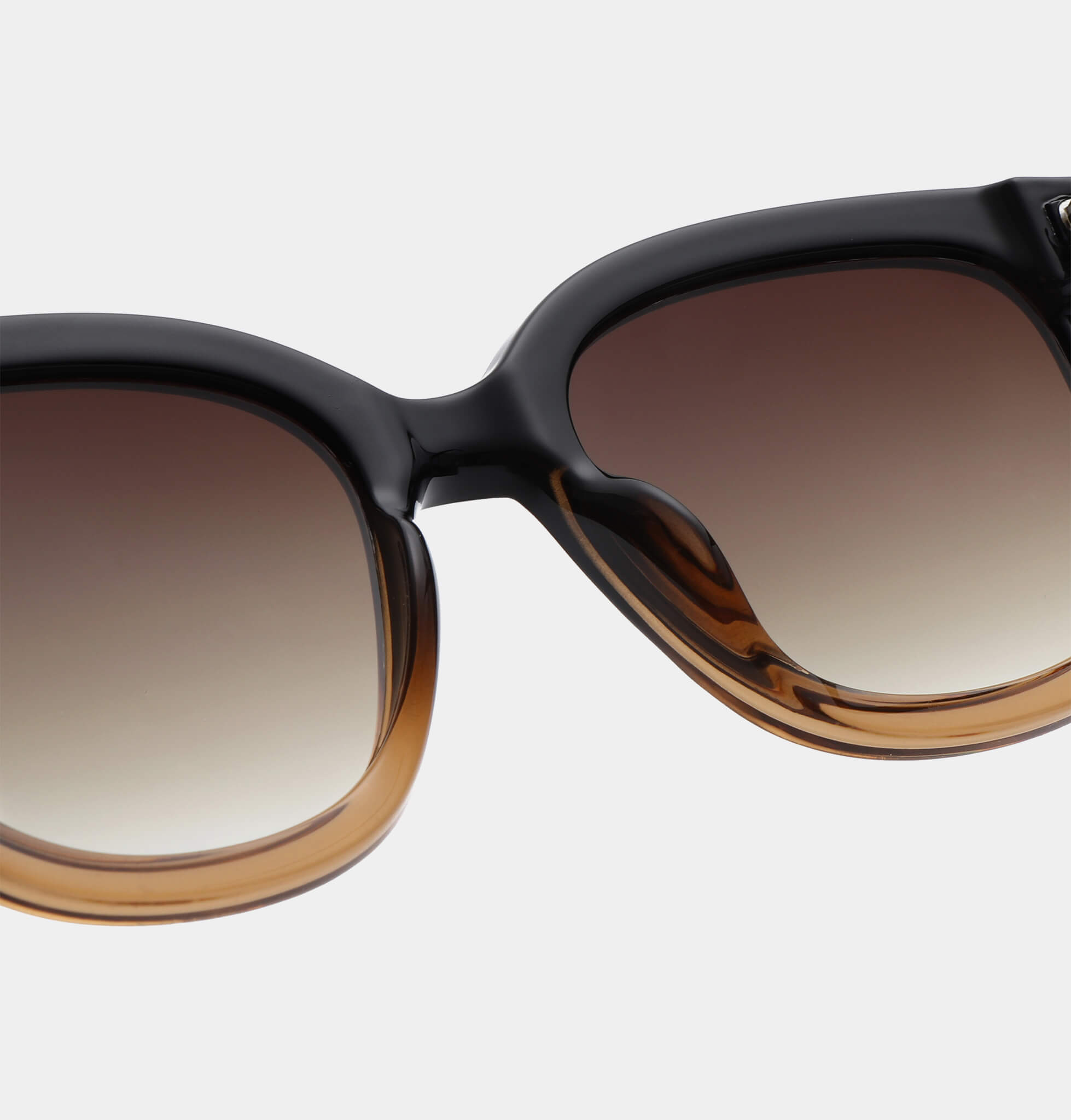 Zonnebril Billy Zwart Bruin - A. Kjaerbede