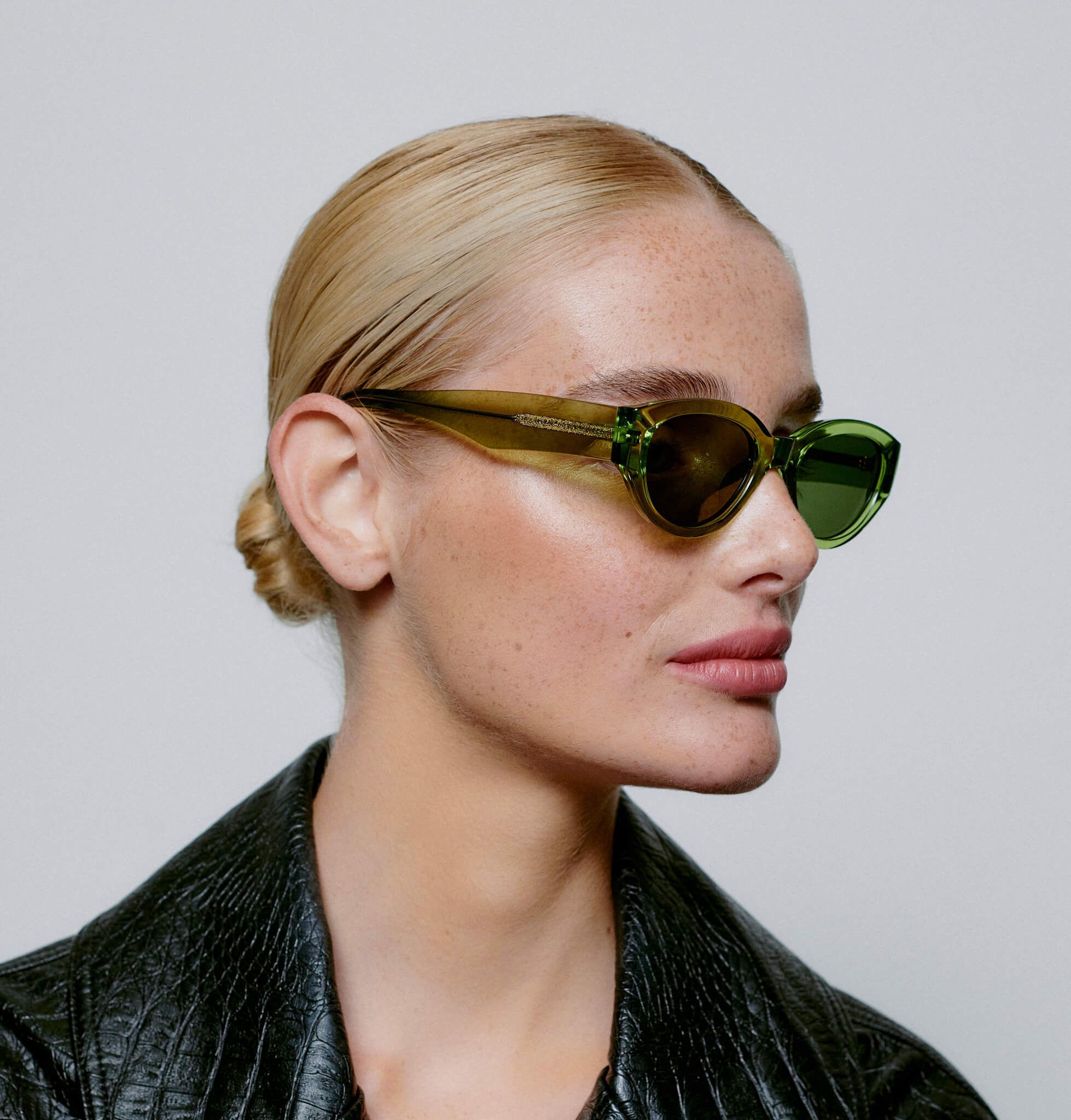 Zonnebril Winnie Light Olive - A. Kjaerbede