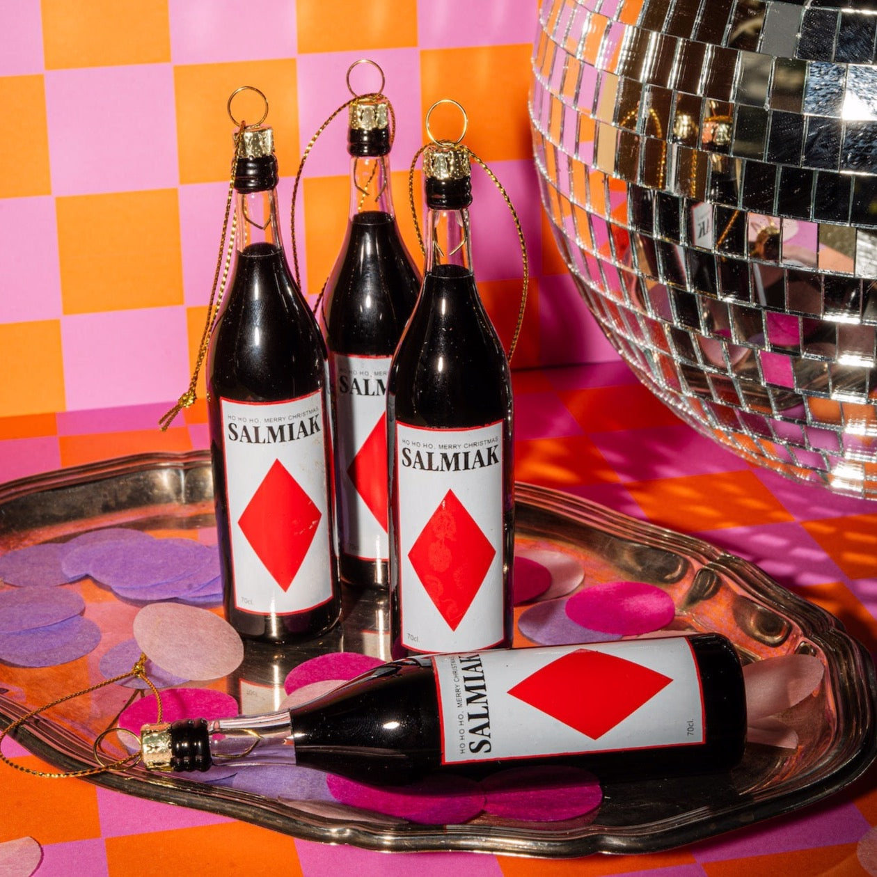 Christmas Ornament Salmiak Liqueur - Yup on the tree