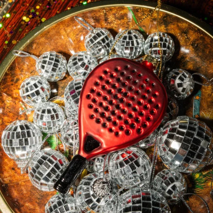 Christmas Ornament Padel Racket - Yup on the tree