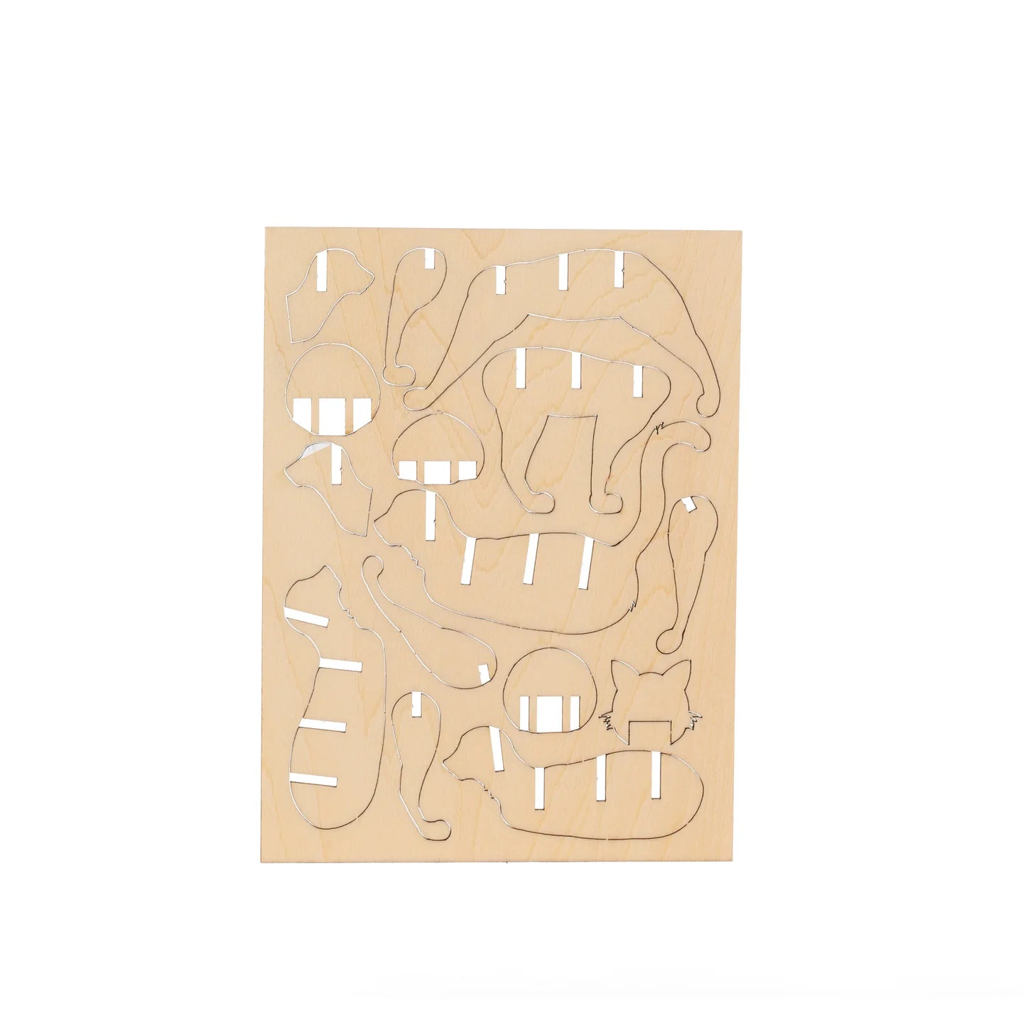 Puzzle Katze 3D Holz - Kikkerland