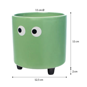 Plant pot Eyes Green - Fisura