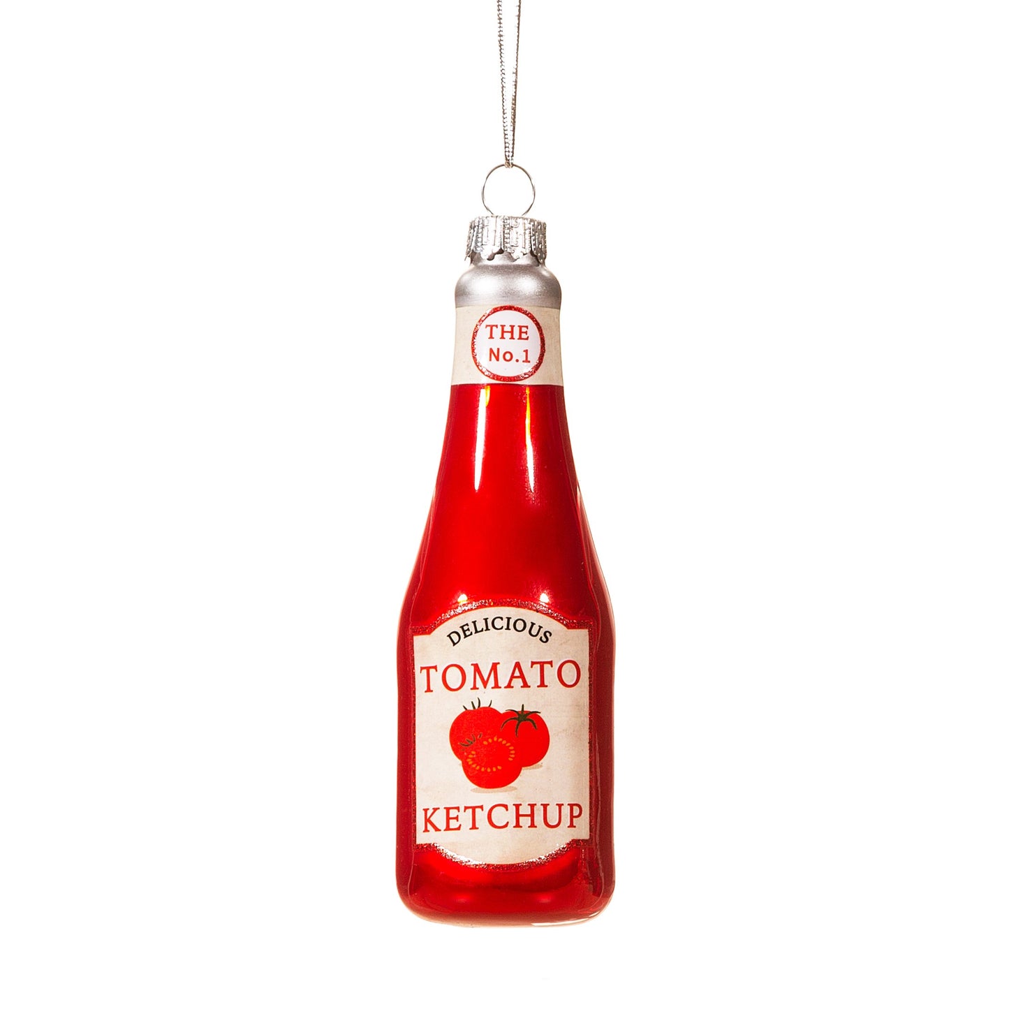Christmas Ornament Ketchup - Sass & Belle