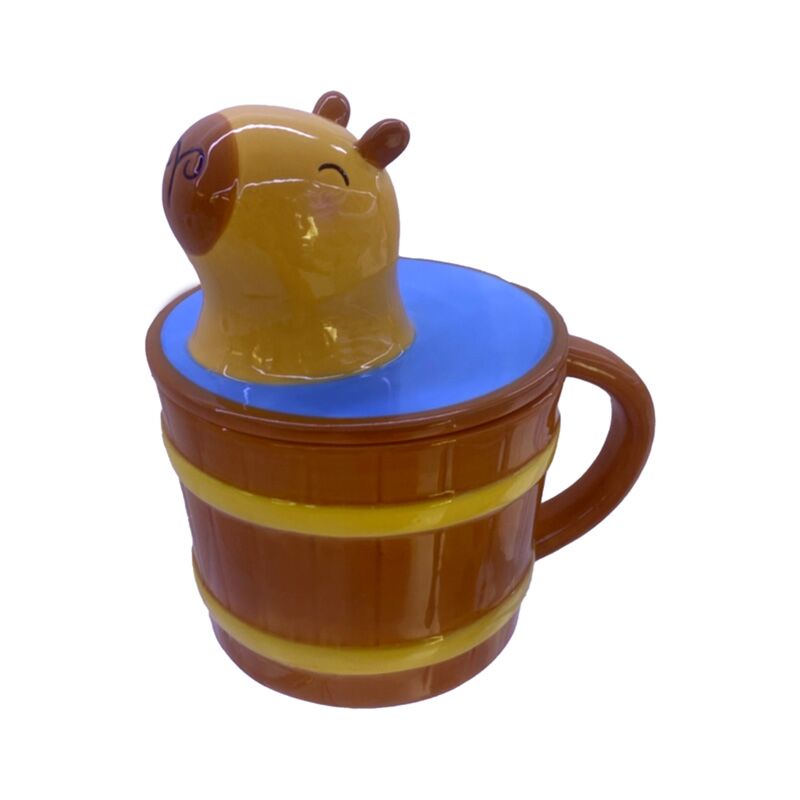 Mug with Lid Capybara - Puckator