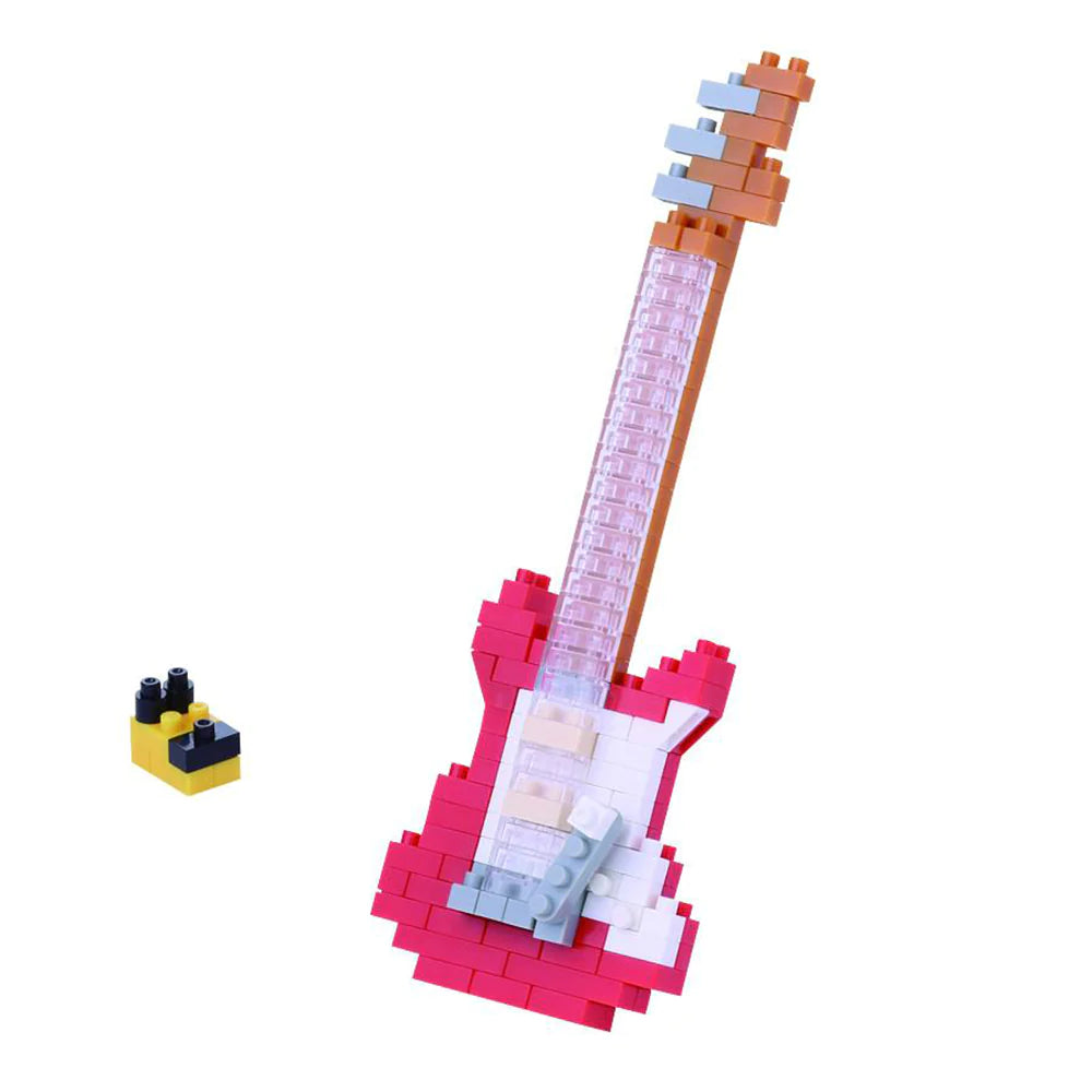 E-Gitarre Rot - Nanoblock