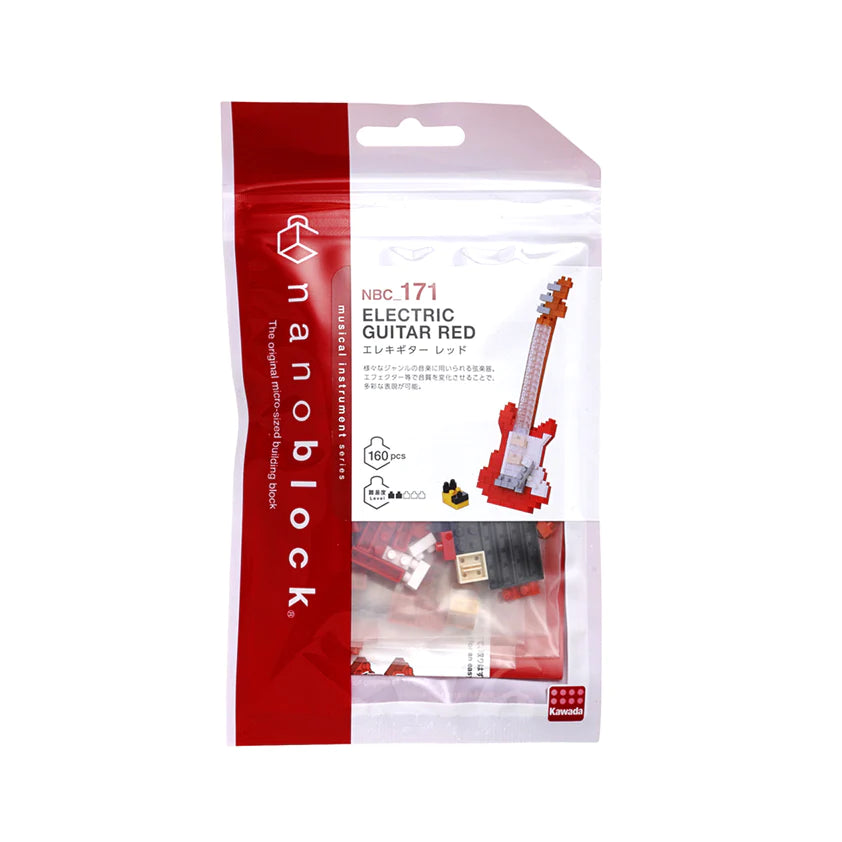 E-Gitarre Rot - Nanoblock
