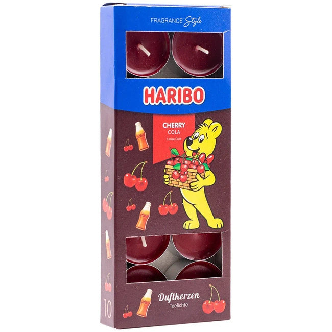 Waxinelichtjes Cherry Cola (set of 10) - Haribo