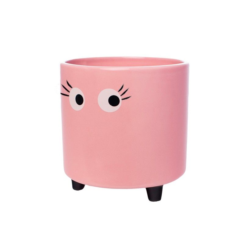 Plant pot Eyes Pink - Fisura
