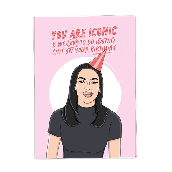 Karte Du bist eine Ikone – Card Blanche