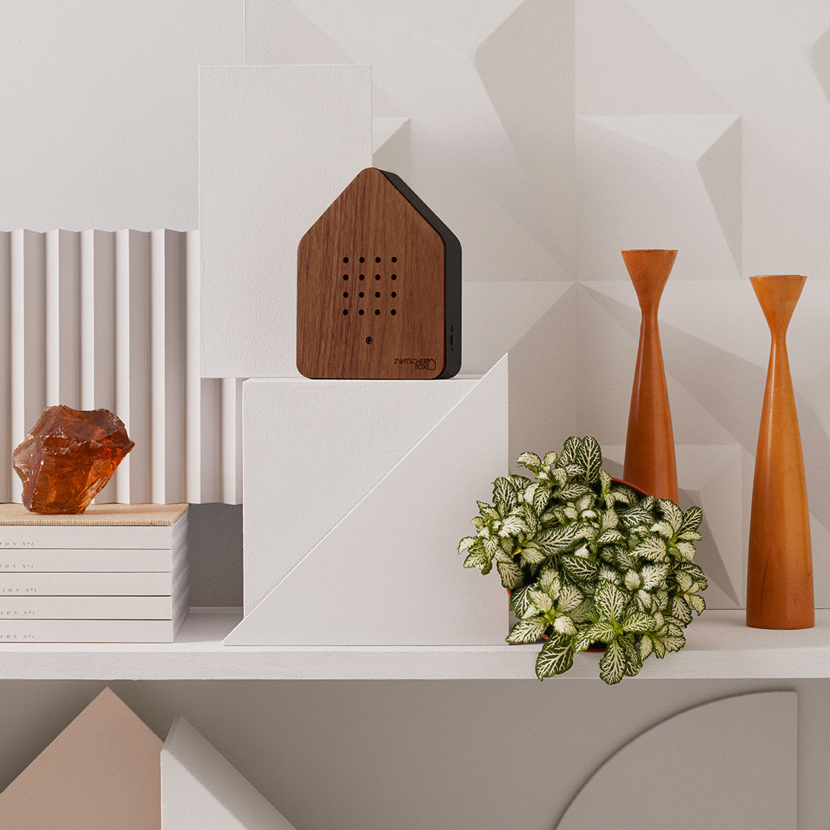 Birdhouse Zwitscherbox Walnut