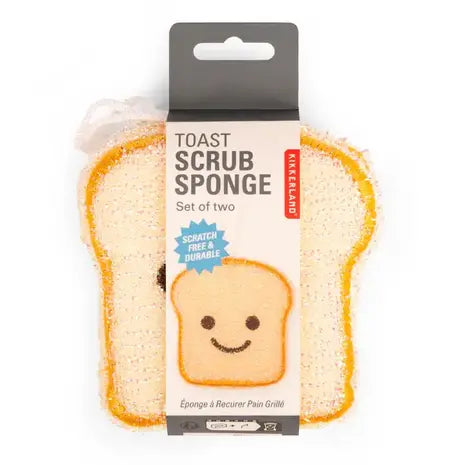 Spons Toast Scrub Sponge - Kikkerland