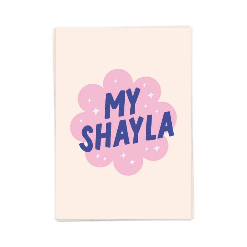 Kaart My Shayla - Kaart Blanche