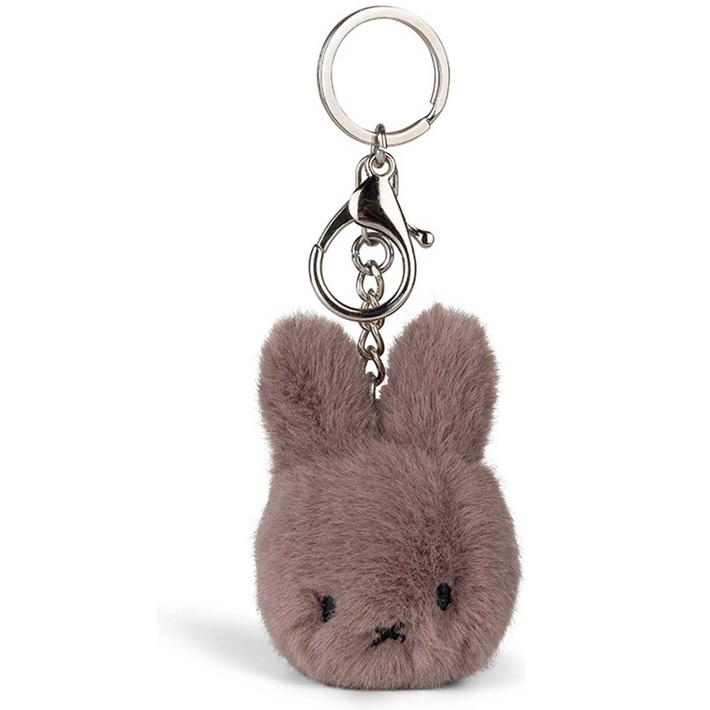Sleutelhanger Nijntje Fuzzy Taupe – Bon Ton Toys