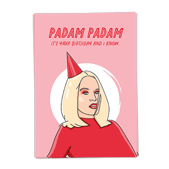 Kaart Padam Padam - Kaart Blanche