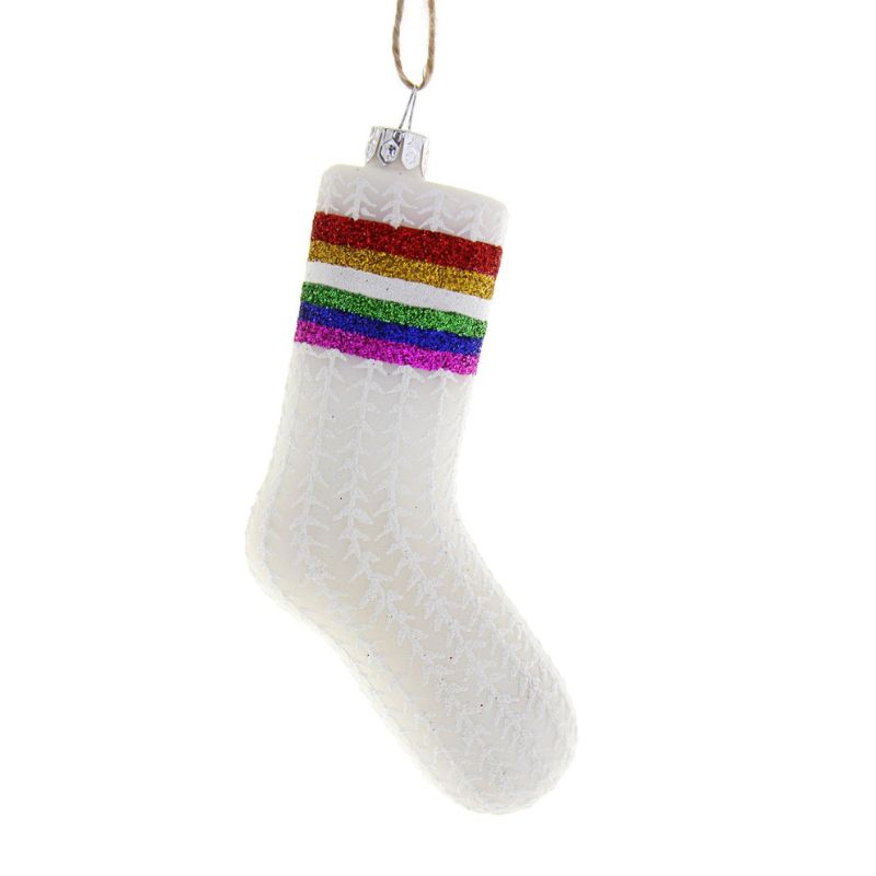 Christmas Ornament Rainbow Sock - Cody Foster