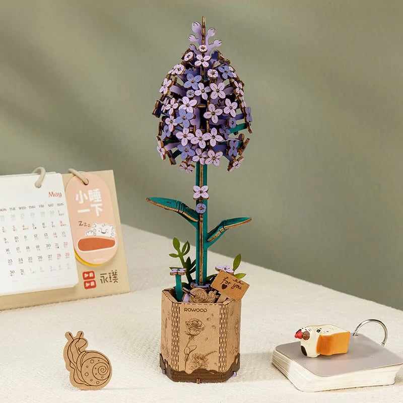 DIY Flower Lilac Lilac - Robotime