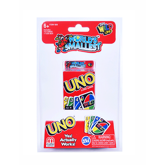 Game Mini Uno - World's Smallest