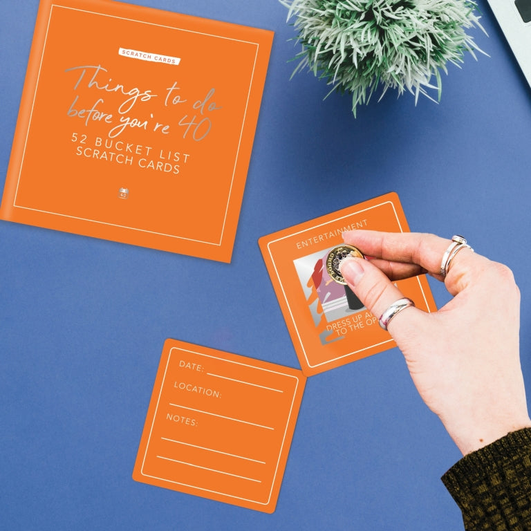 Scratch cards Things to do before you're 40 - Gift Republic
