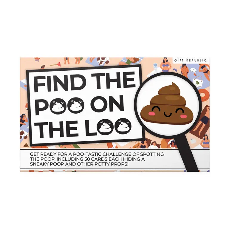 Spel Find the Poo on the Loo – Gift Republic
