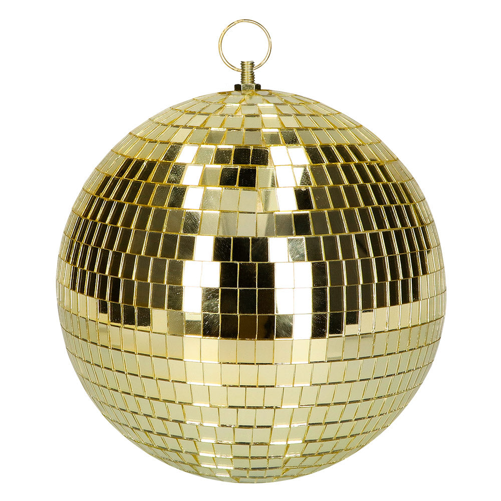 Discokugel Gold Groß (20 cm)