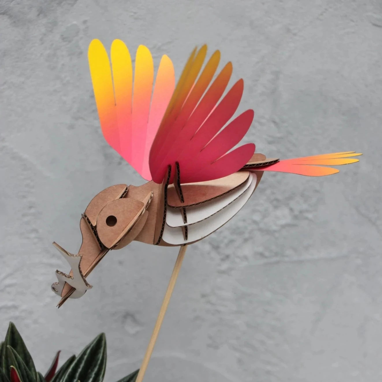 Papieren Kolibri - Assembli