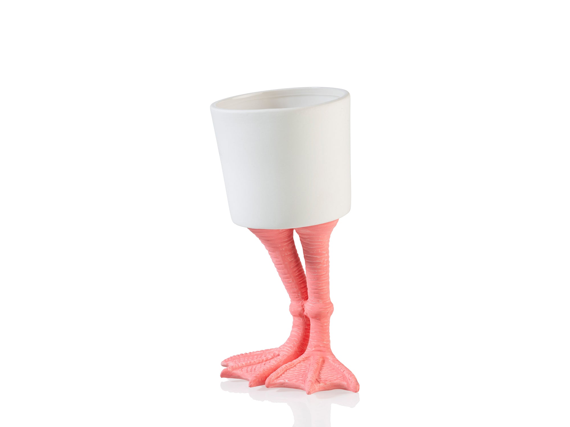 Blumentopf Flamingo Feet Small - Bitten