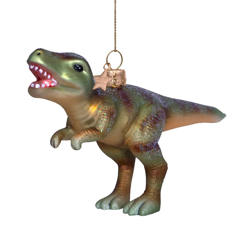 Kerst Ornament Dino Groen - Vondels