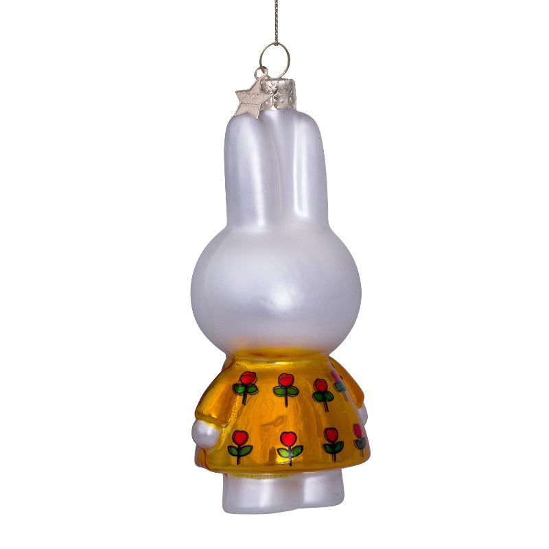 Kerst Ornament Nijntje Gele Tulpen Jurk - Vondels