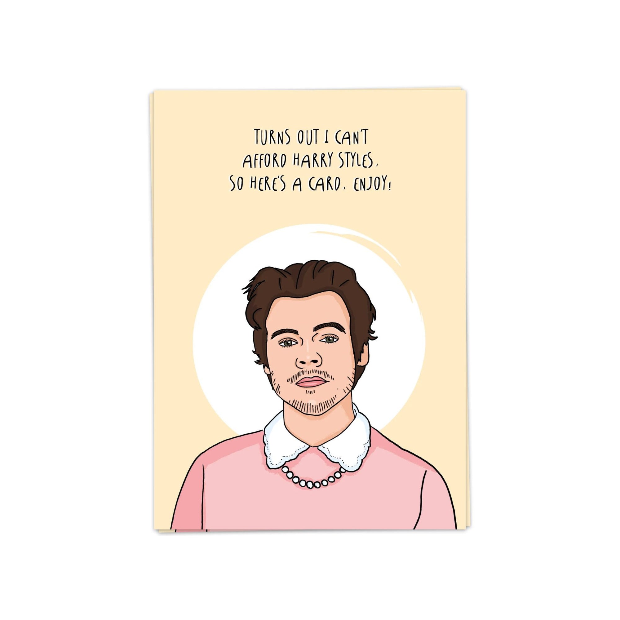 Karte Ich kann mir Harry Styles nicht leisten – Card Blanche