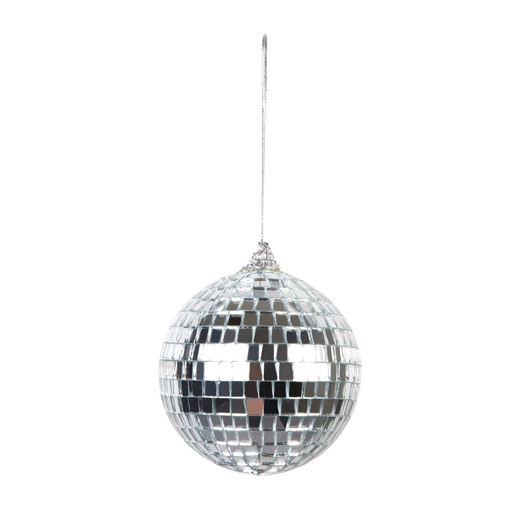 Dekoration Discokugel Silber Klein
