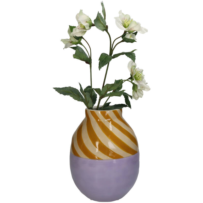 Vase Stripe Lilac - Kersten