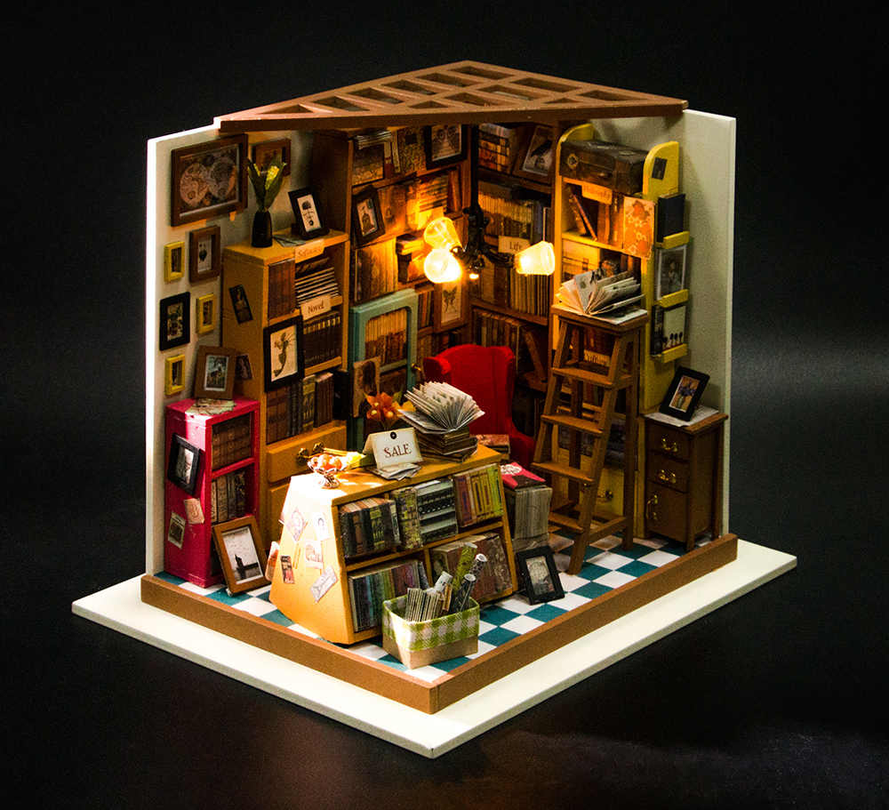 DIY Miniature House Sam's Study - Robotime