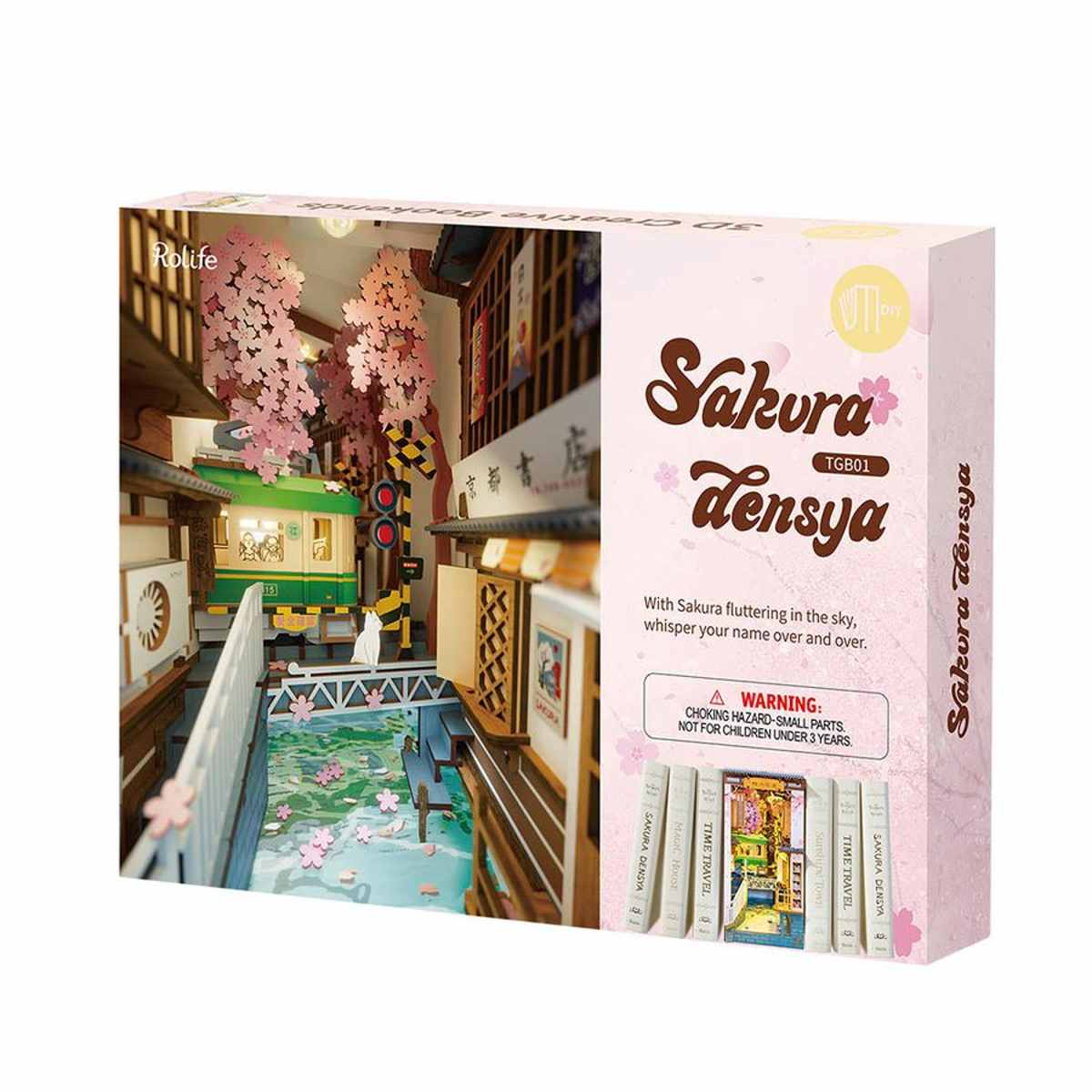 DIY Book Nook Sakura Densya - Robotime