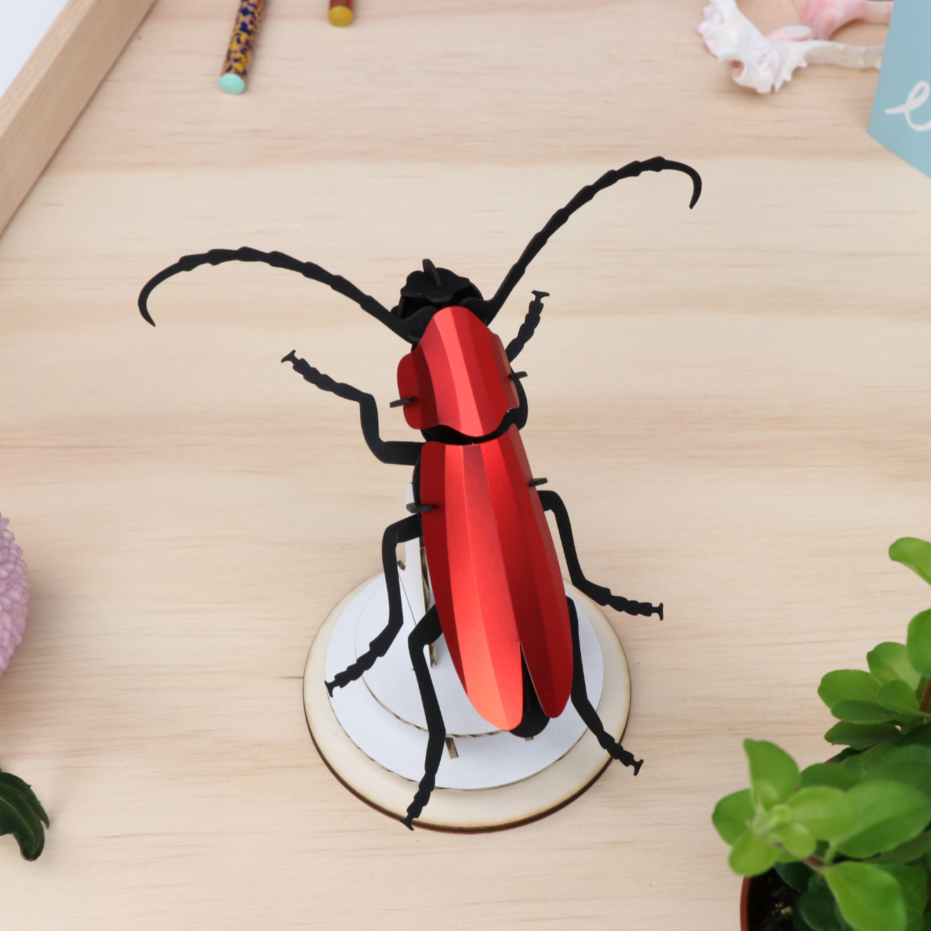 Paper Rosalia Beetle - Assembli