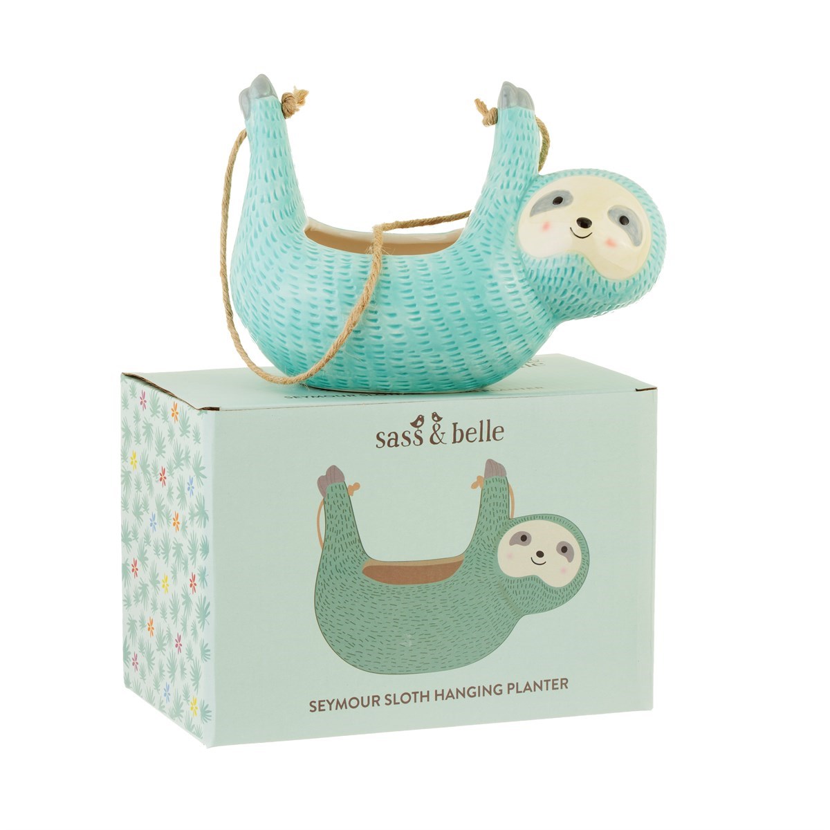 Hanging Pot Sloth - Sass & Belle