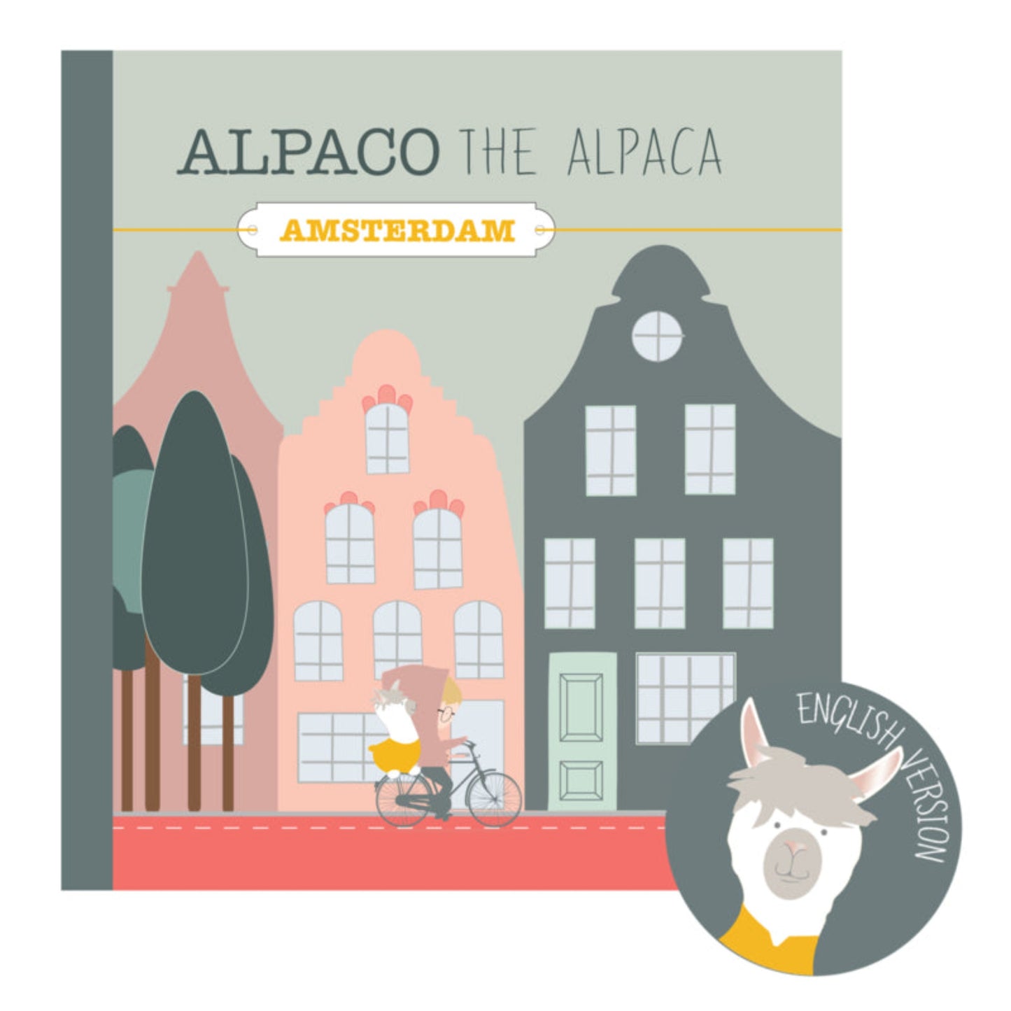 Children's book Alpaco The Alpaca Amsterdam - Mac&Sans