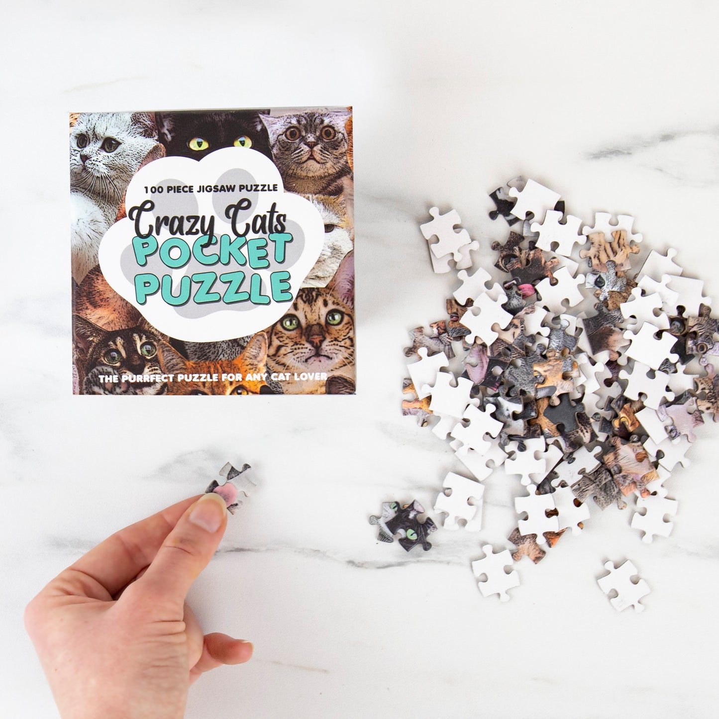 Puzzle Crazy Cats Mini - Gift Republic
