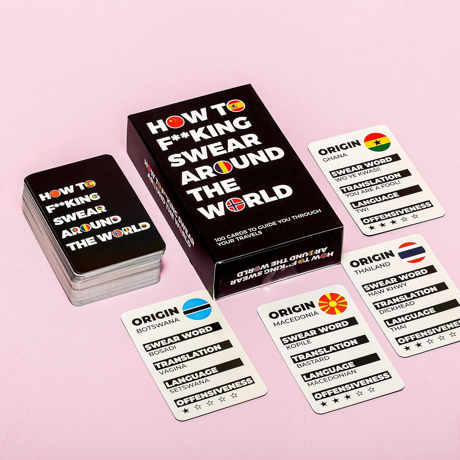 Game How To Swear Around The World - Gift Republic