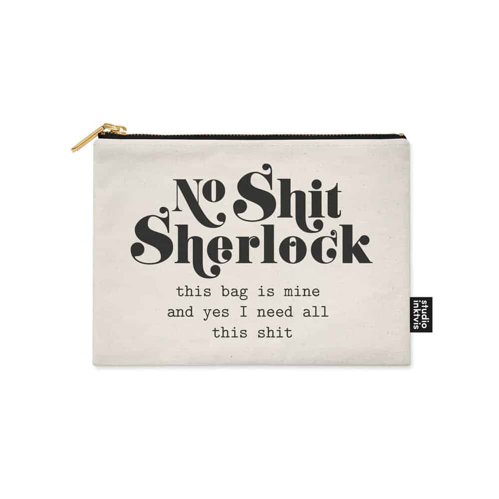 Pencil Case Sherlock White - Studio Squid